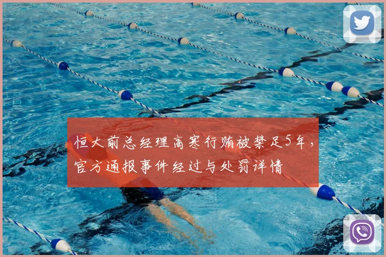 恒大前总经理高寒行贿被禁足5年，官方通报事件经过与处罚详情